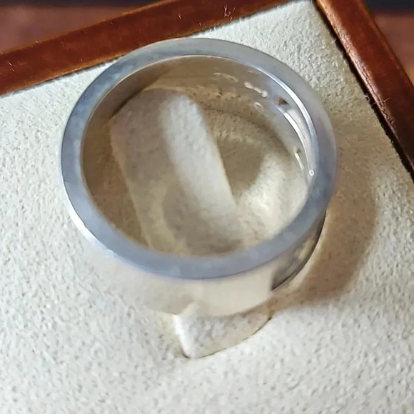 Gucci G Logo 925 Sterling Silver Ring, Size 6.5 - Picture 4 of 4